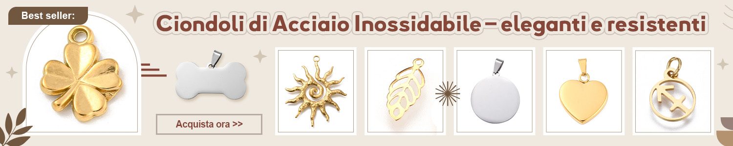 Ciondoli di Acciaio Inossidabile – eleganti e resistenti