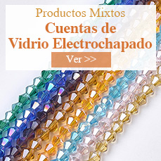 Productos Mixtos Cuentas de Vidrio Electrochapado Ver >>