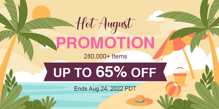 Up to 65% OFF Aug Promorion