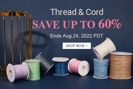 Thread & Cord
Save up to 60%