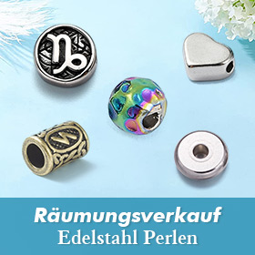 Edelstahl Perlen