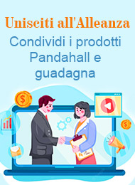 Condividi i prodotti Pandahall e guadagna
