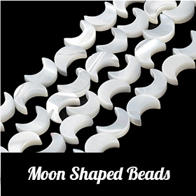 Moon Shaped Beads