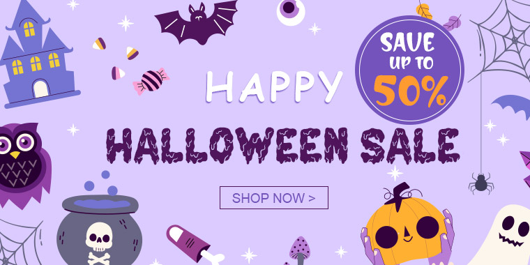 Happy Halloween Sale
Save up to 50%