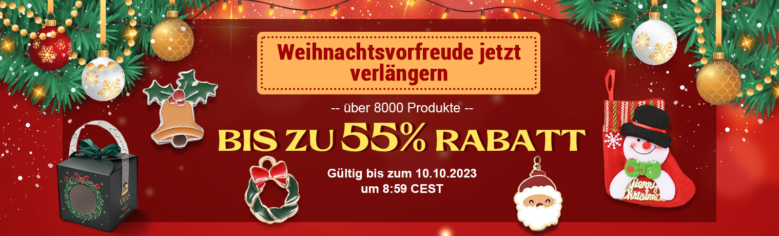 Weihnachtsvorfreude jetzt 
verlängern
über 8000 Produkte
bis zu 55% Rabatt

Gültig bis zum 10.10.2023 um 8:59 CEST