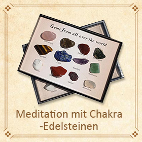 Meditation mit Chakra-Edelsteinen