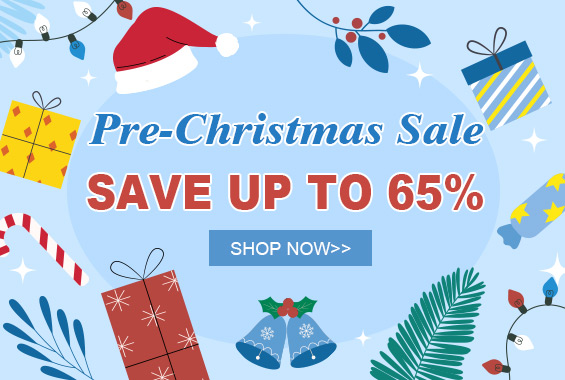 Pre-Christmas Sale
Save up to 65%