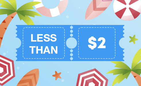 Less than $2