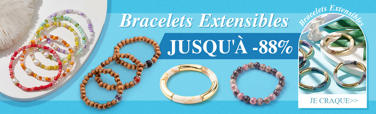 Bracelets Extensibles
JUSQU'À -88%