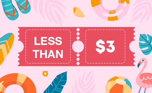 Less than $3