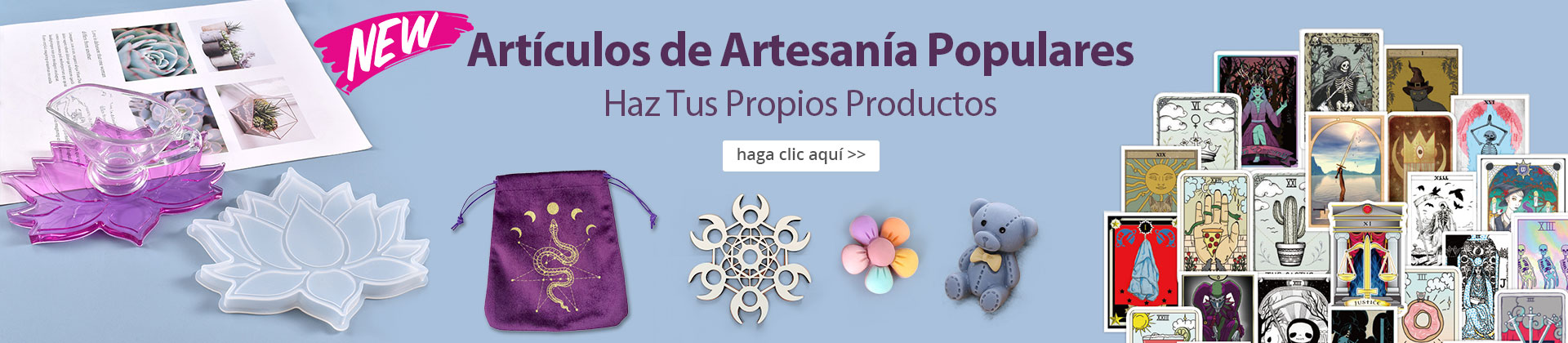 Artículos de Artesanía Populares Haz Tus Propios Productos haga clic aquí >>