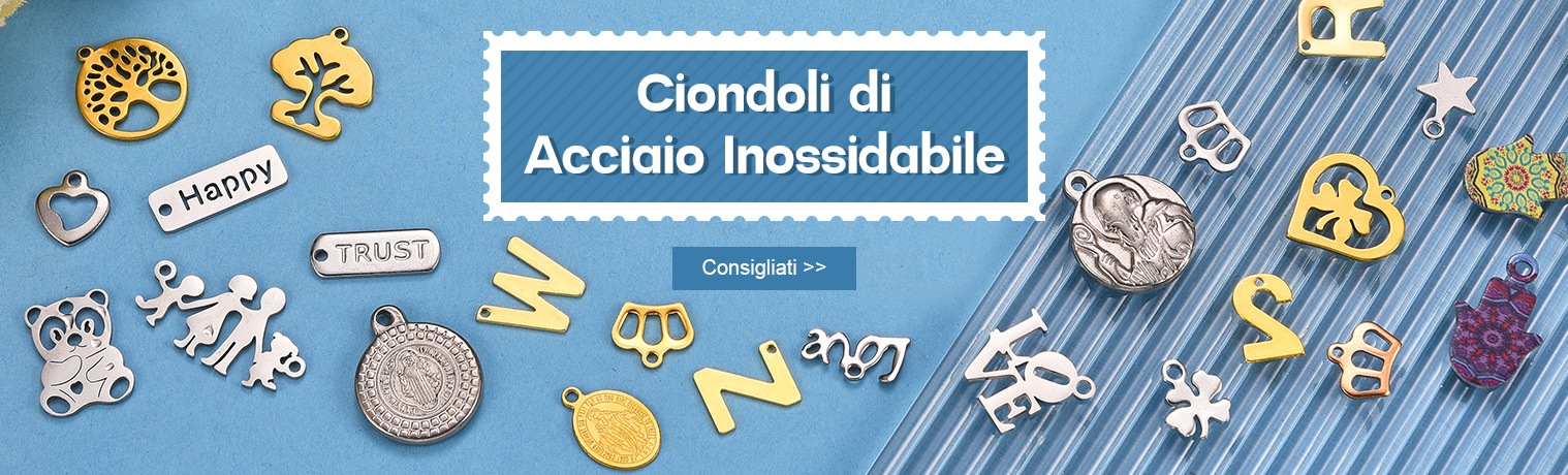 Ipotkitt 180 perline acriliche trasparenti in 9 colori, per gioielli