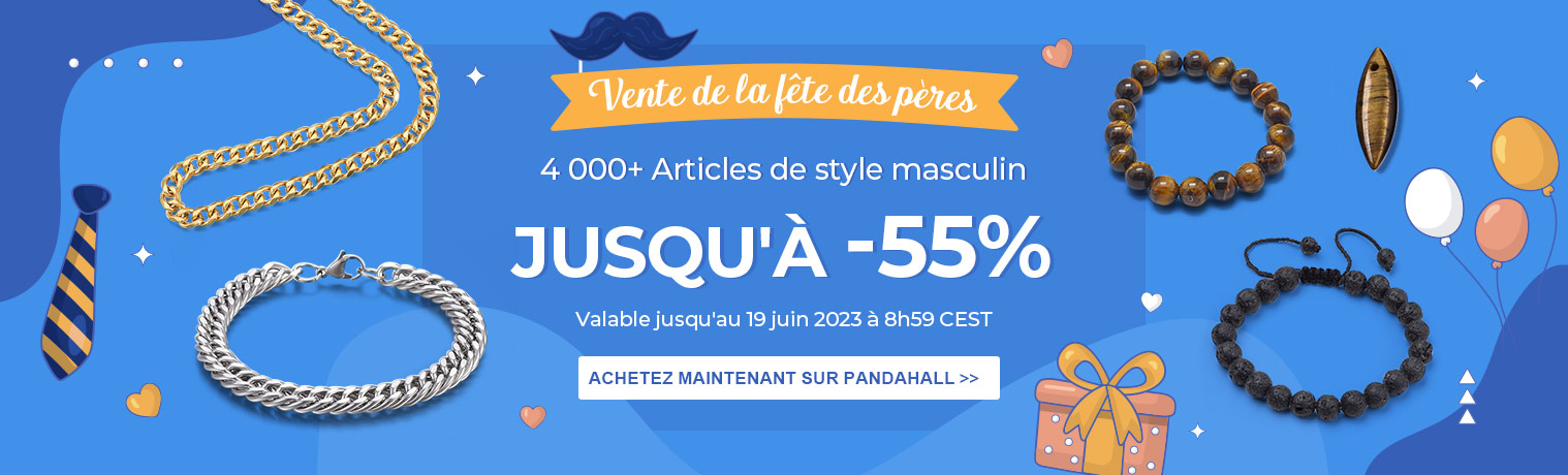Soldes de la fête des pères 
Plus de 4 000 articles pour hommes
Jusqu'à 55% de réduction
Valable jusqu'au 19 juin à 8h59 CEST
Acheter maintenant >>