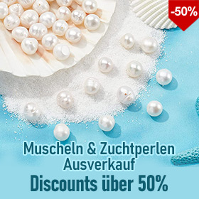 Muscheln & Zuchtperlen Ausverkauf