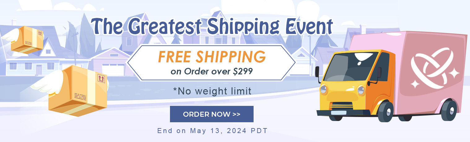 Free Shipping over $299
