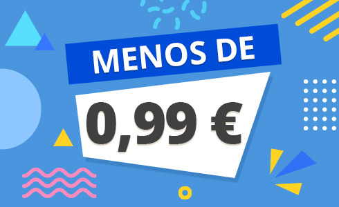 MENOS DE 0,99 €