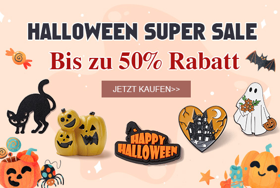 Halloween Super Sale
Bis zu 50% Rabatt
Jetzt bestellen>>