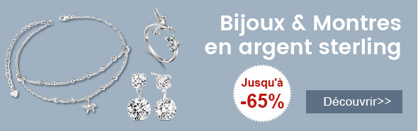 Bijoux & Montres en argent sterling
Découvrir>>