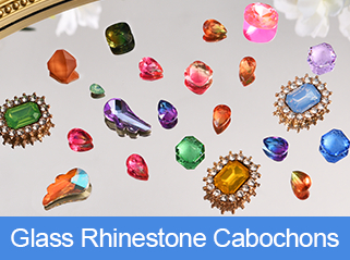 Glass Rhinestone Cabochons