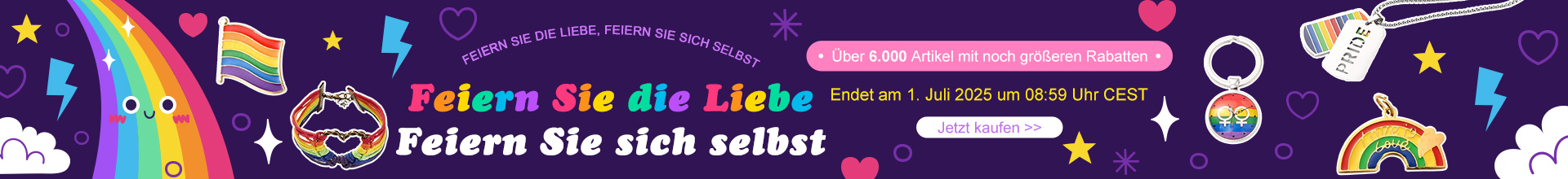 Die Rabatte zum Regenbogen-Pride-Monat werden noch größer