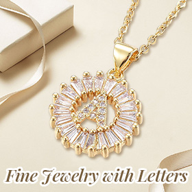 Fine Jewelry with Letters
