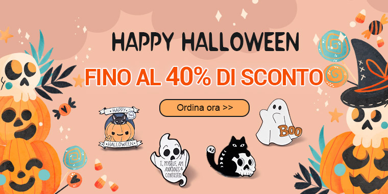 HAPPY HALLOWEEN
FINO AL 40% DI SCONTO
Ordina ora >>