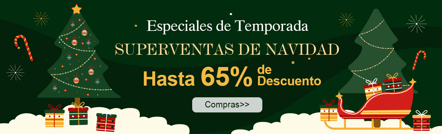 Especiales de Temporada
SUPERVENTAS DE NAVIDAD
Hasta 65% de Descuento
Compras>>