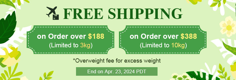 Free Shipping on Order over $188/$388