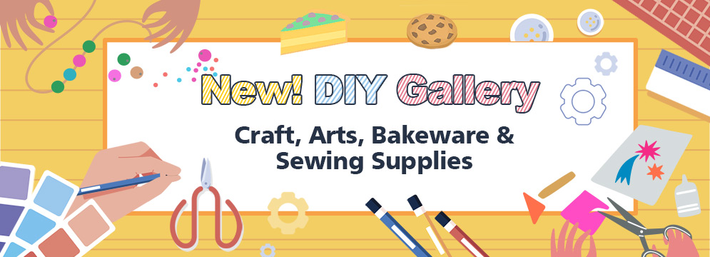 Craft, Arts, Bakeware & Sewing Supplies