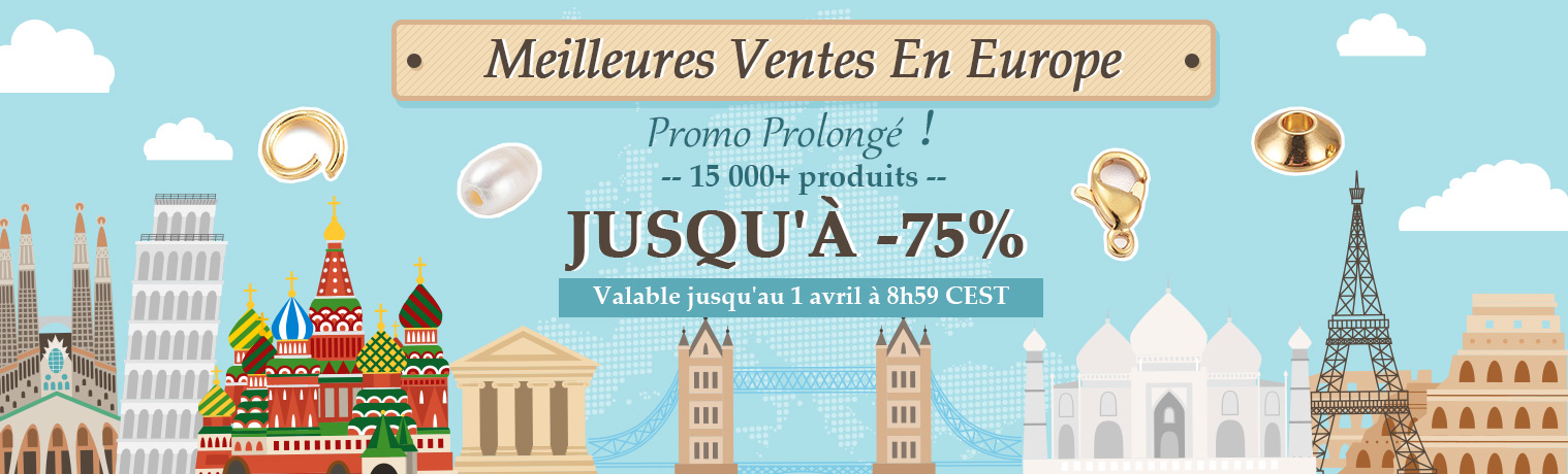 Meilleures Ventes En Europe
Promo Prolongé ！
15 000+ produits
JUSQU'À -75% 
Valable jusqu'au 1 avril à 8h59 CEST