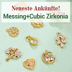 Neueste Ankünfte! Messing+Cubic Zirkonia