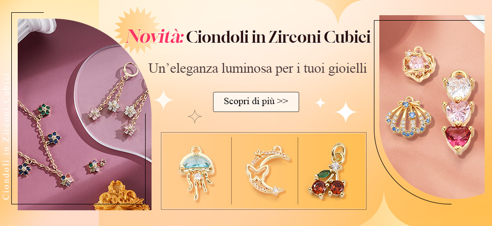 Collana zirconi colorati sfaccettati - Ma.Gi. Gioielli