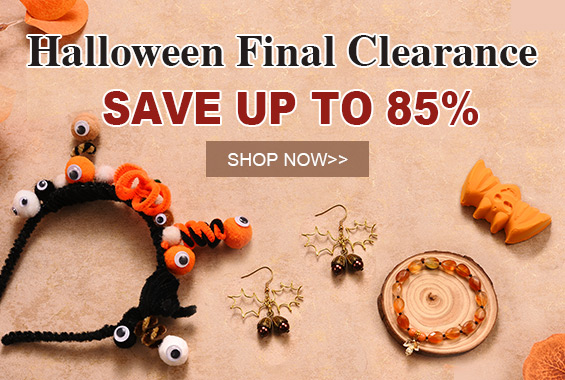 Halloween Final Clearance
Save up to 85%