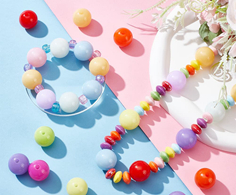 Opaque Acrylic Beads